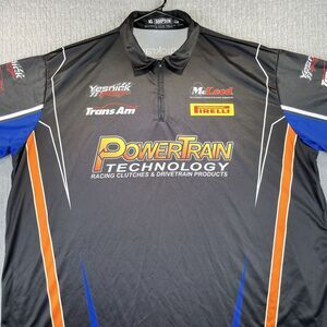 Simpson racing automotive Men's shirt Size (XL) button‎ up short sleeve mechanic
